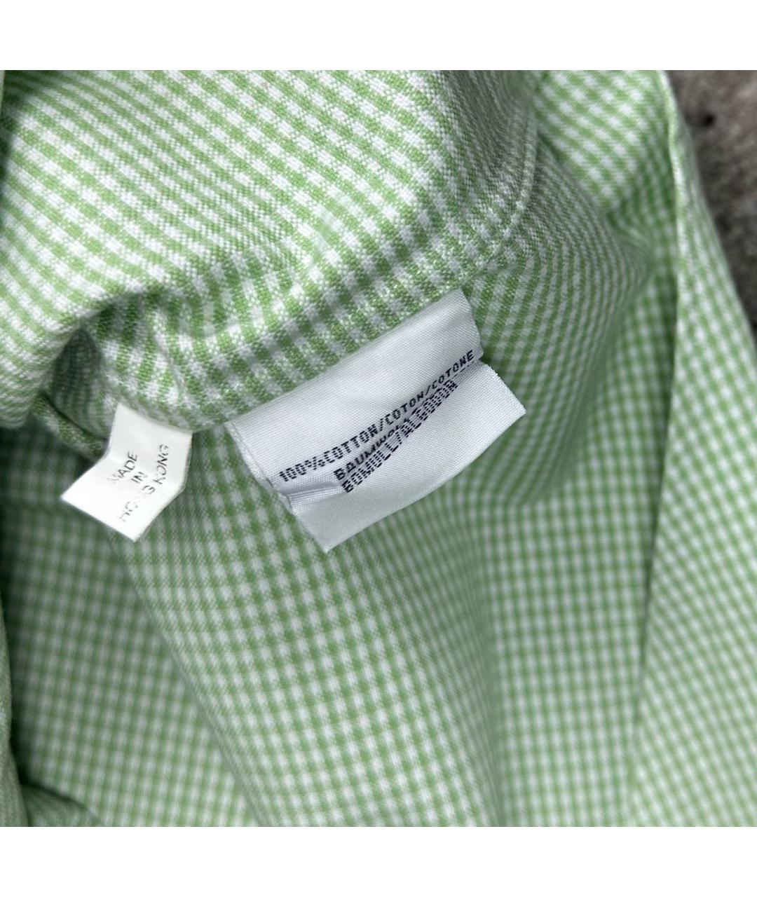 POLO RALPH LAUREN Салатовая хлопковая кэжуал рубашка, фото 6