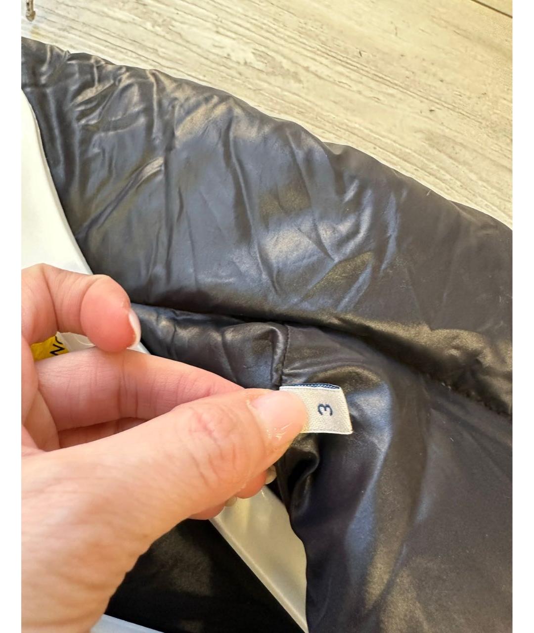 MONCLER Черный жилет, фото 6