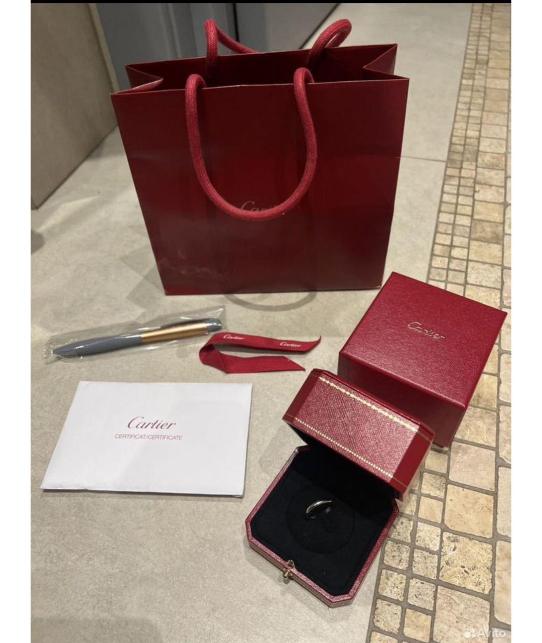 CARTIER Серебряное платиновое кольцо, фото 4