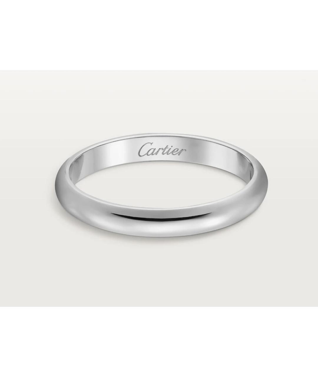 CARTIER Серебряное платиновое кольцо, фото 6