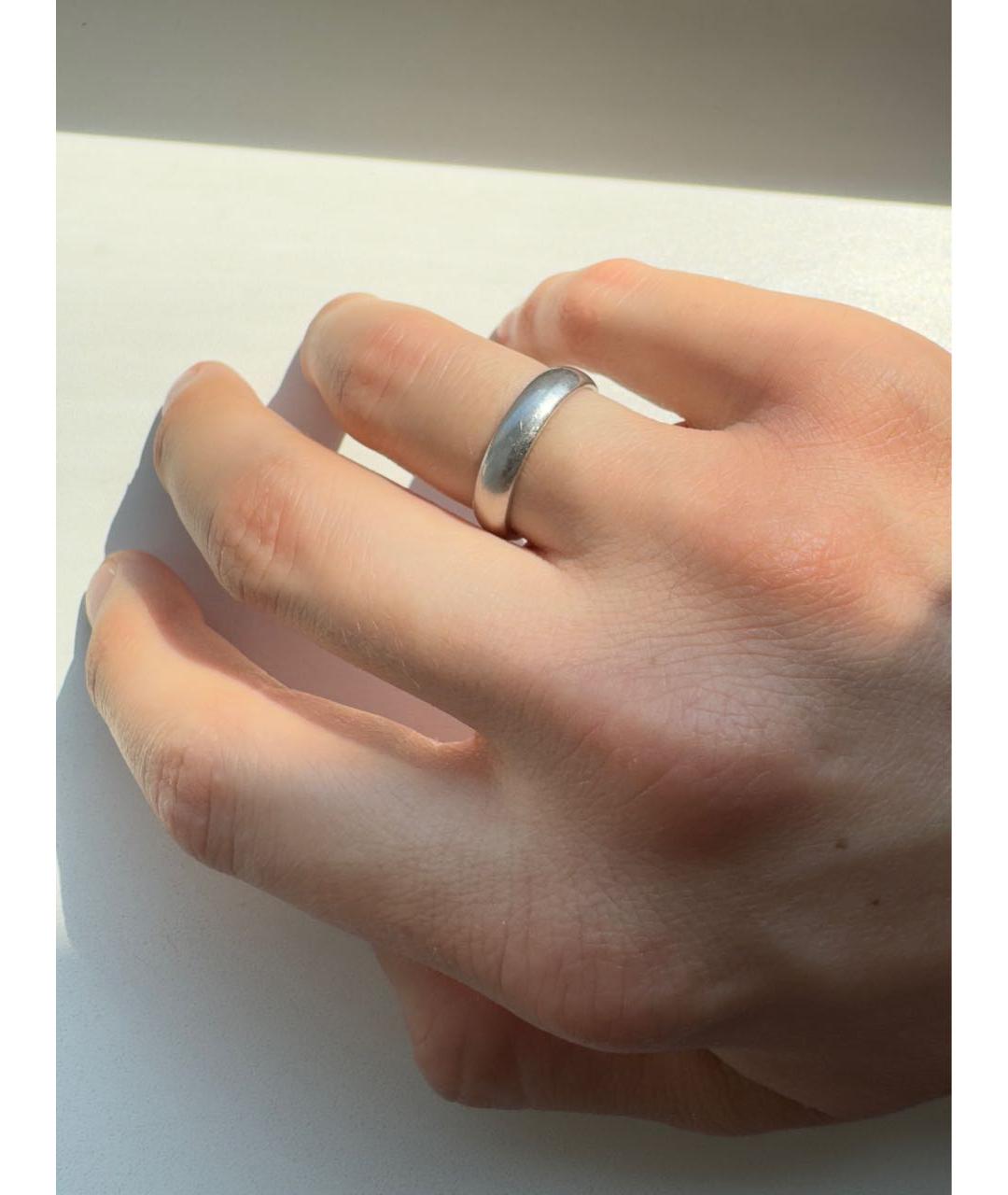 TIFFANY&CO Серебряное платиновое кольцо, фото 3