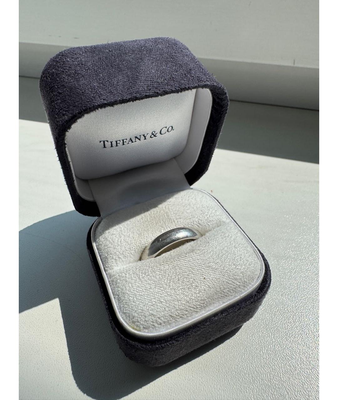 TIFFANY&CO Серебряное платиновое кольцо, фото 2