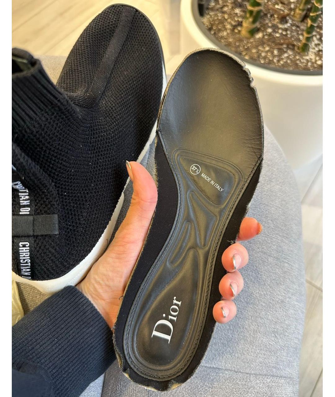 CHRISTIAN DIOR Черные кроссовки, фото 6