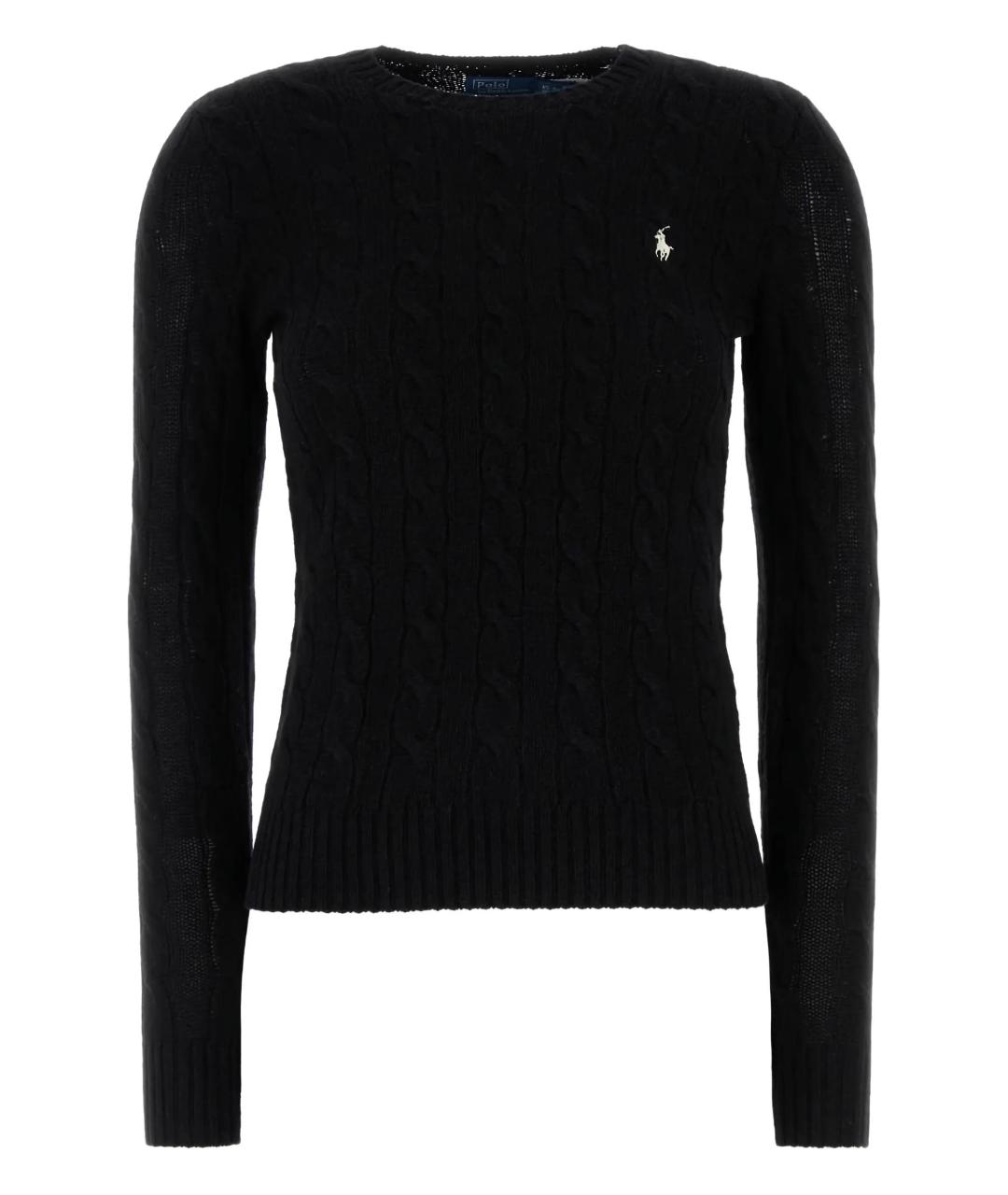 POLO RALPH LAUREN Черный шерстяной джемпер / свитер, фото 1