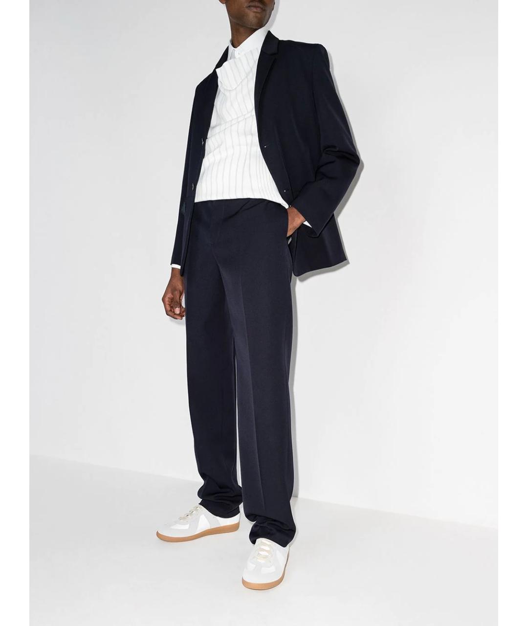 MAISON MARGIELA Белые кожаные низкие ботинки, фото 3