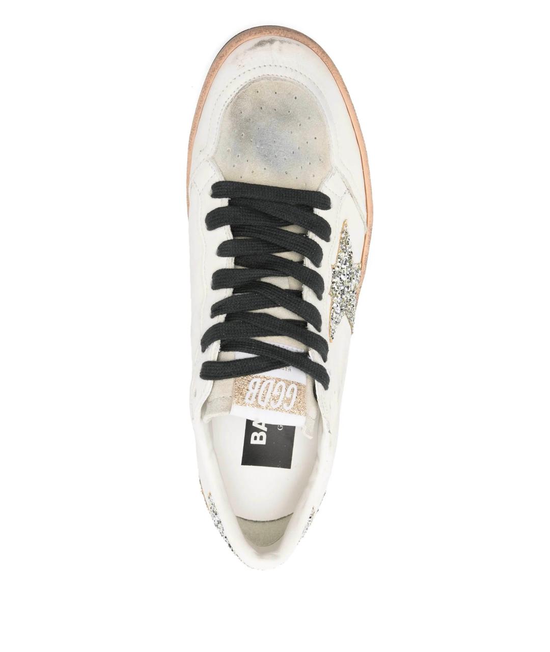 GOLDEN GOOSE DELUXE BRAND Белые кожаные кеды, фото 4