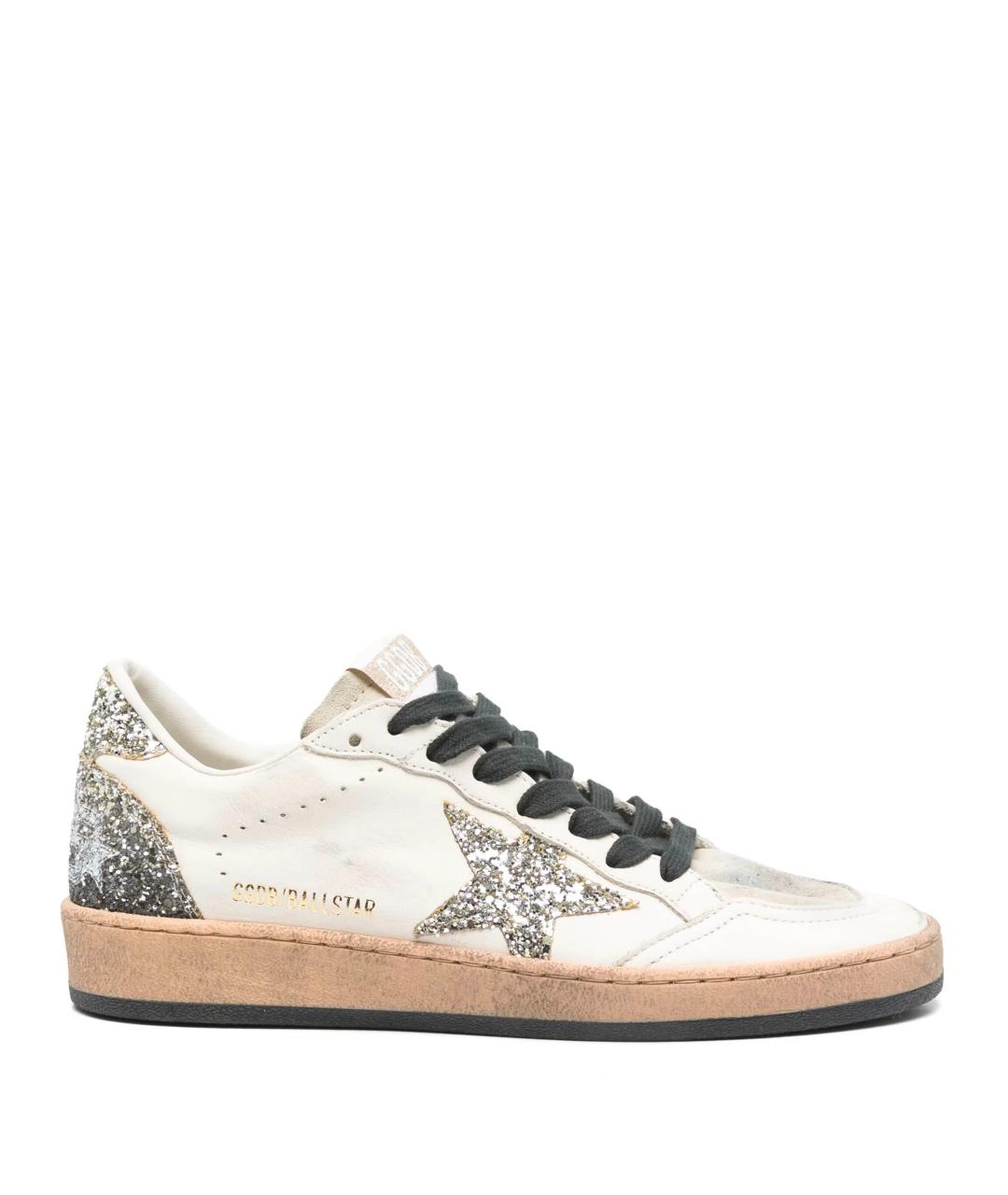 GOLDEN GOOSE DELUXE BRAND Белые кожаные кеды, фото 1