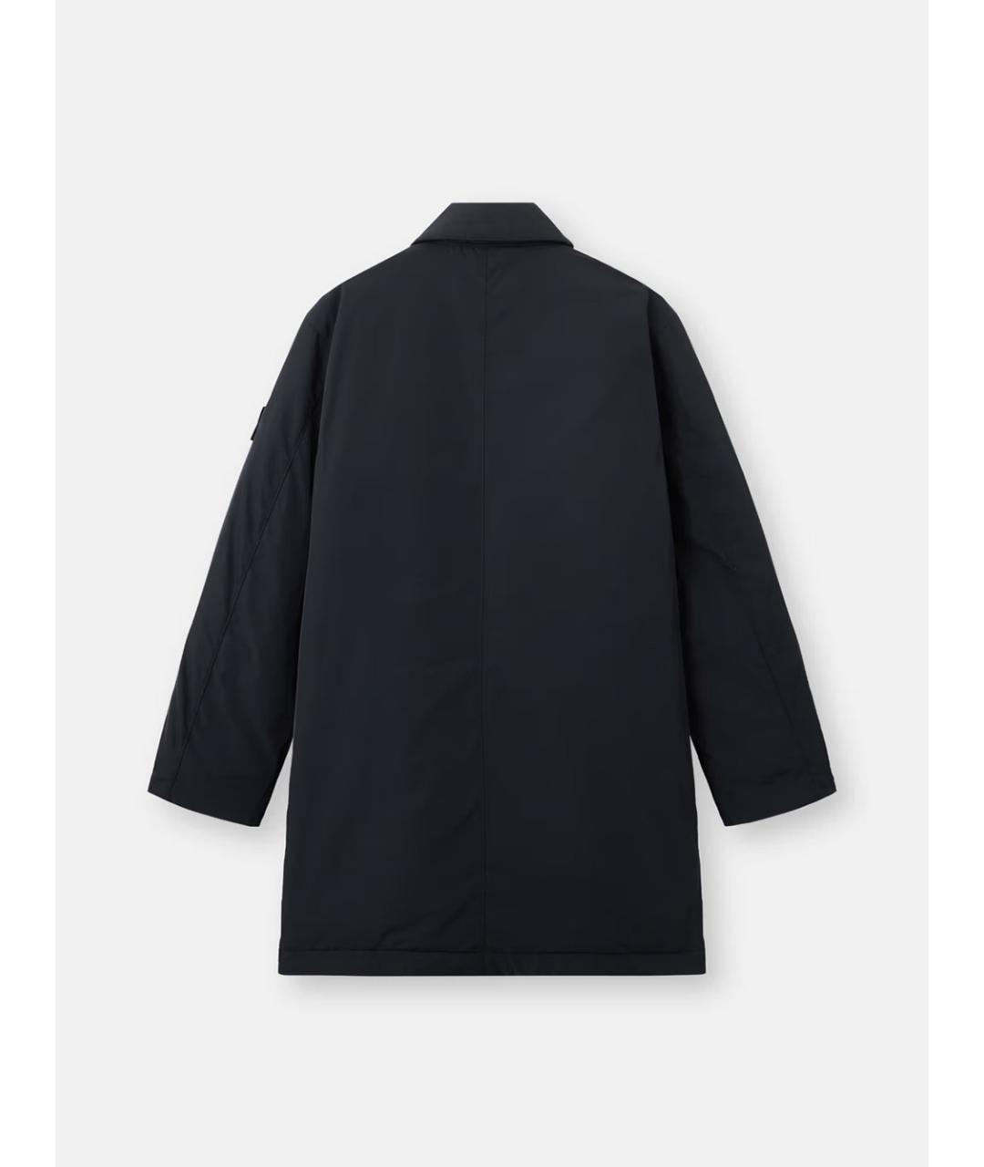 STONE ISLAND Черное пальто, фото 2