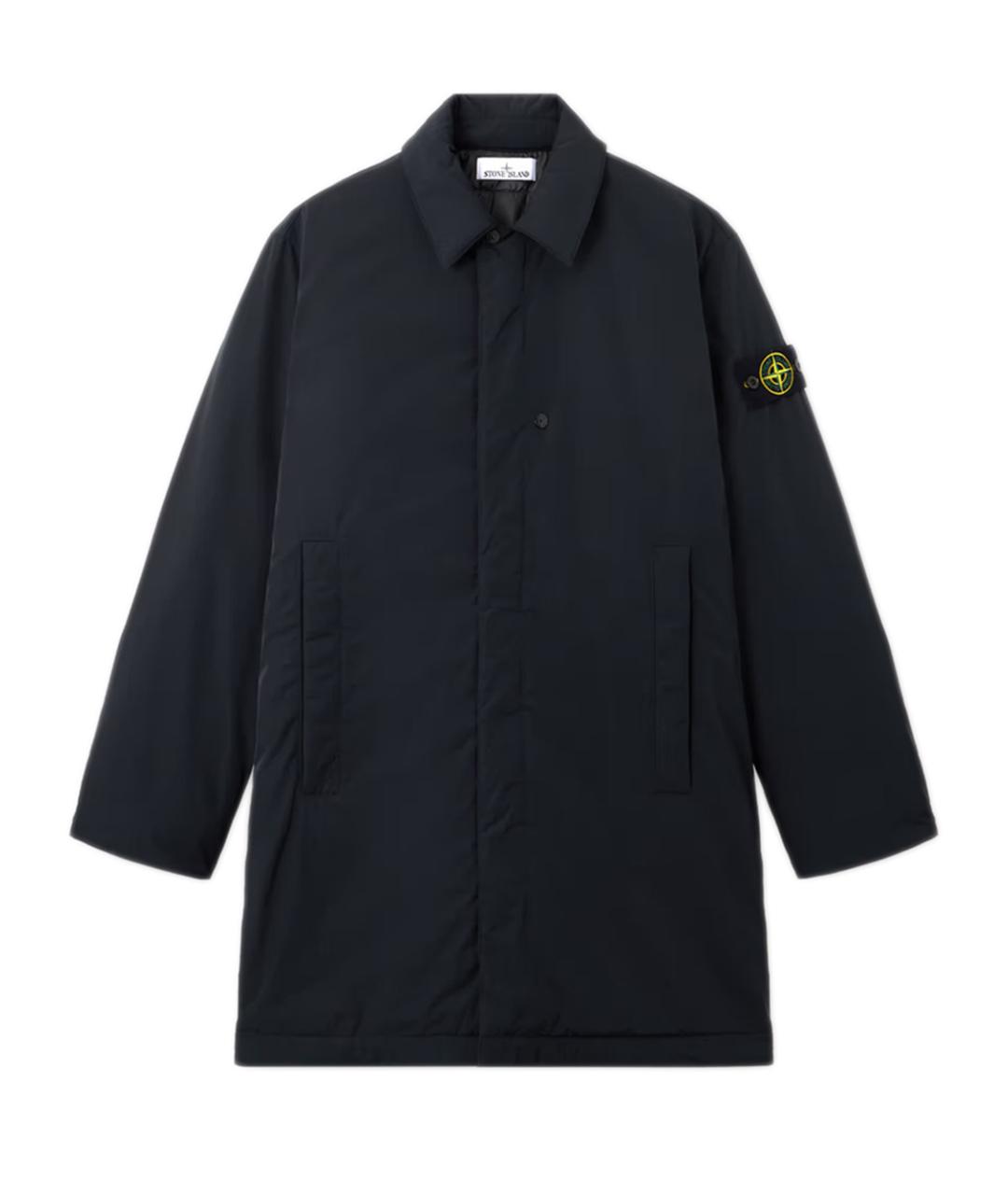 STONE ISLAND Черное пальто, фото 1