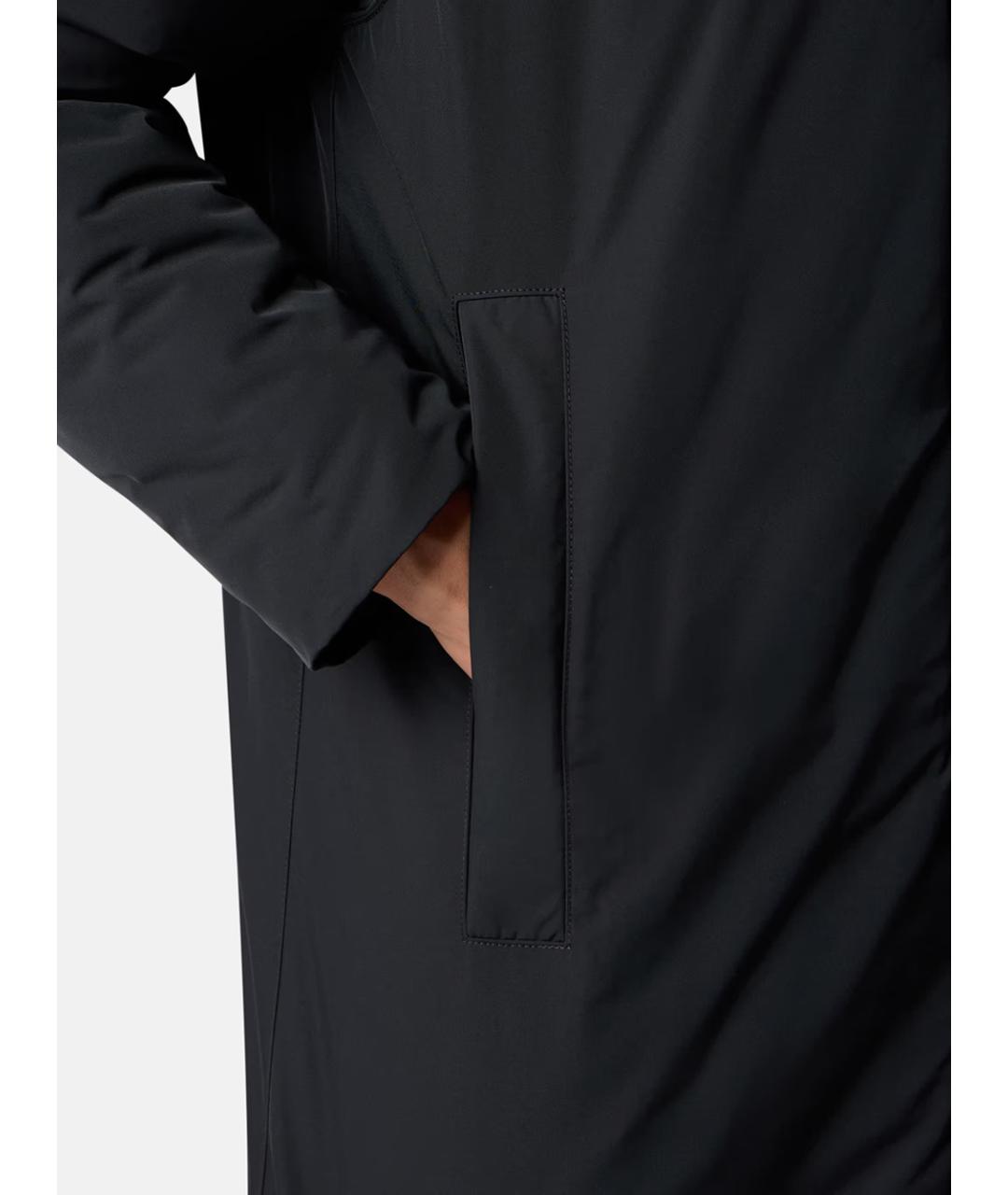 STONE ISLAND Черное пальто, фото 5
