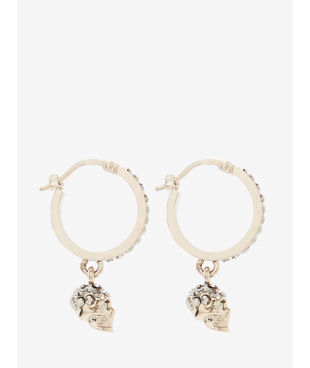 ALEXANDER MCQUEEN Золотые металлические серьги, фото 2