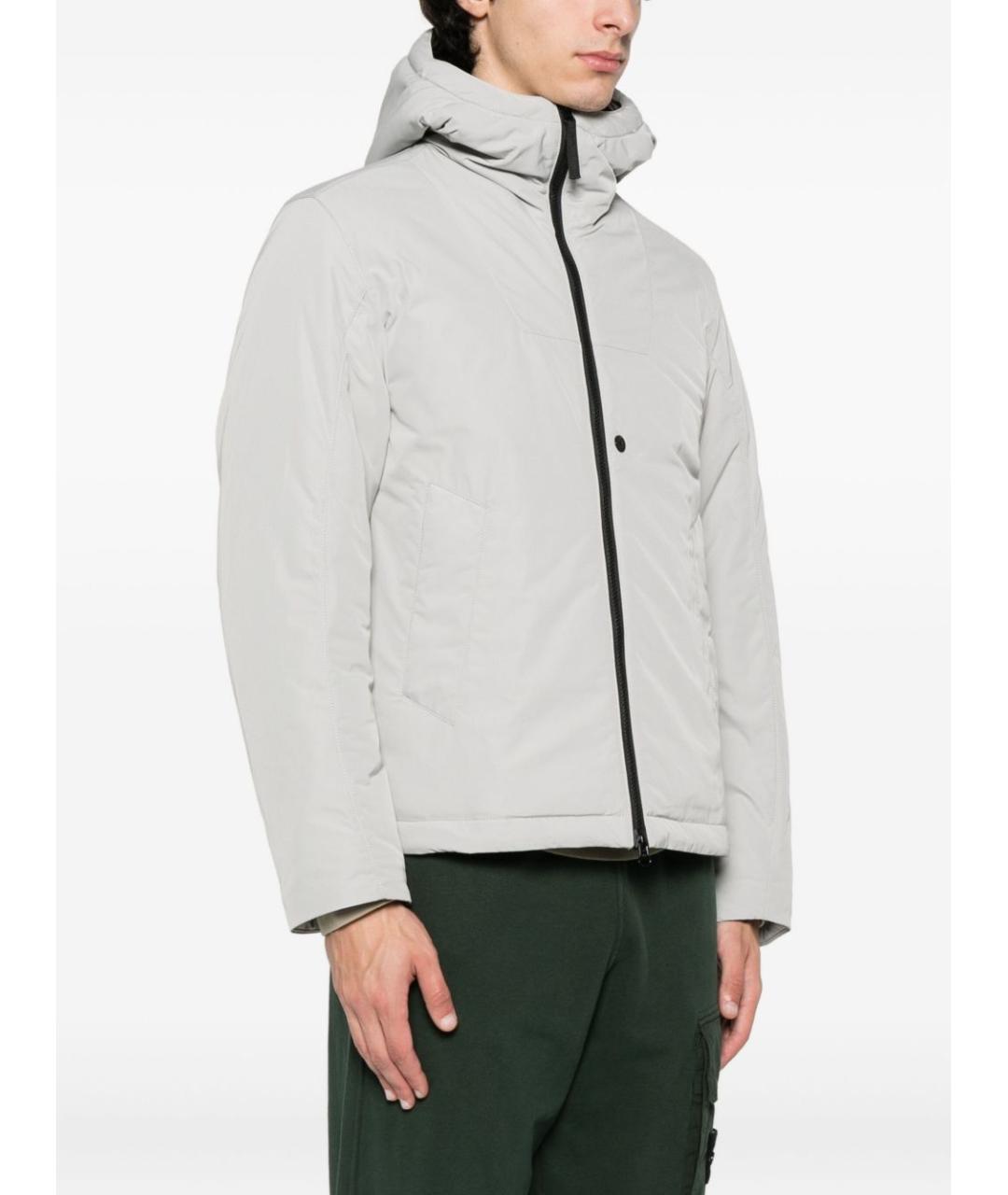STONE ISLAND Серая полиэстеровая куртка, фото 3