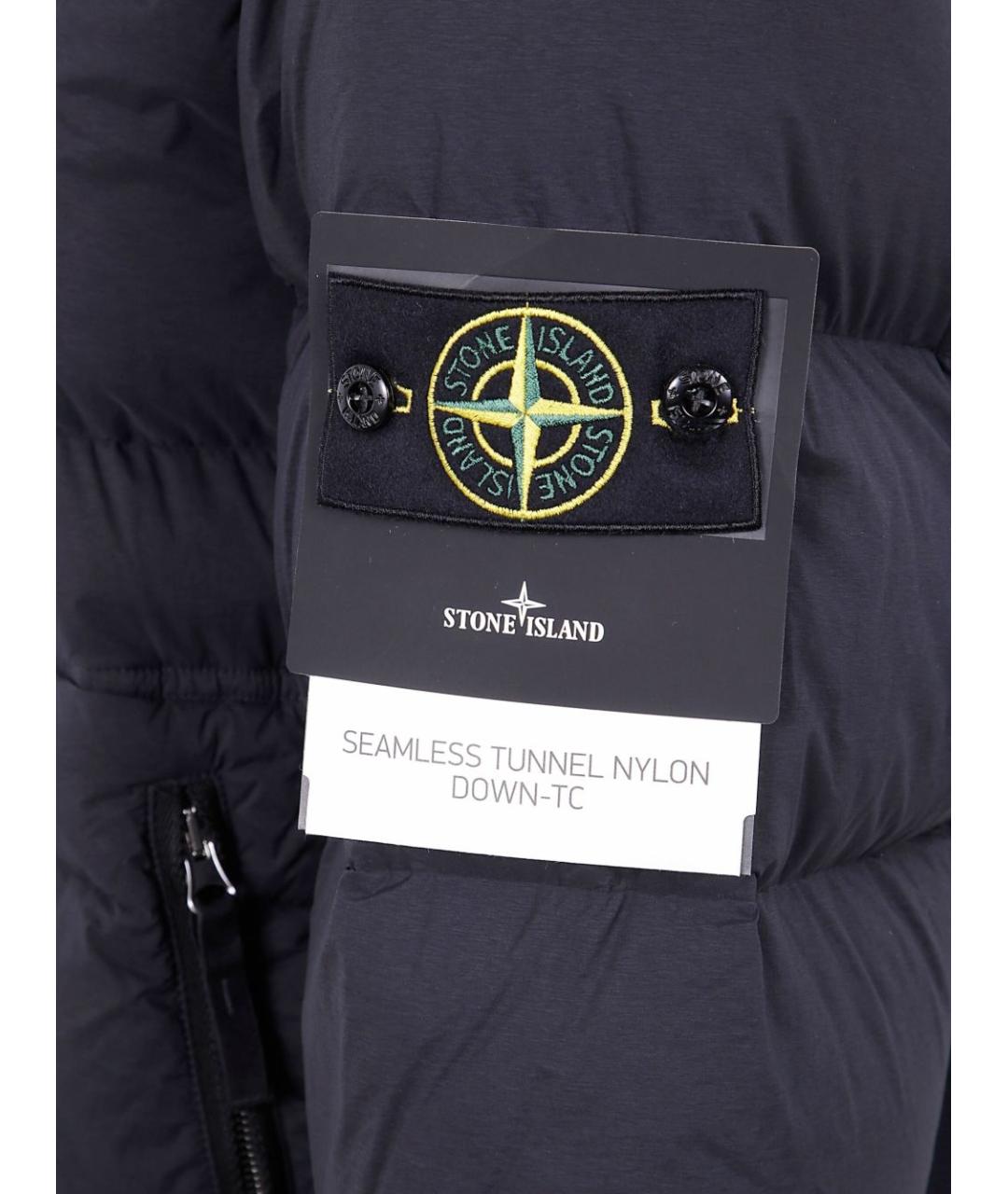 STONE ISLAND Черная полиамидовая куртка, фото 3