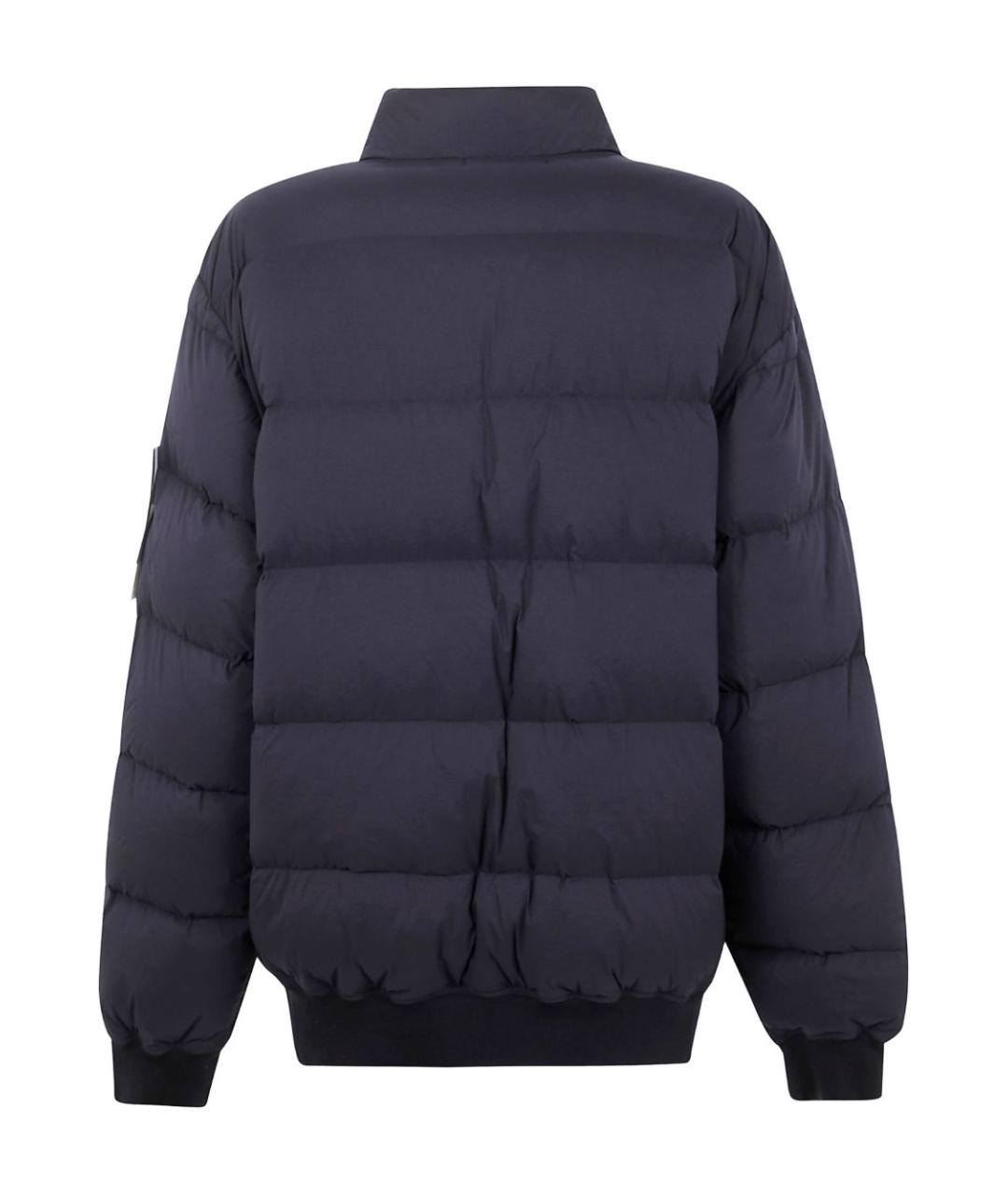 STONE ISLAND Черная полиамидовая куртка, фото 2