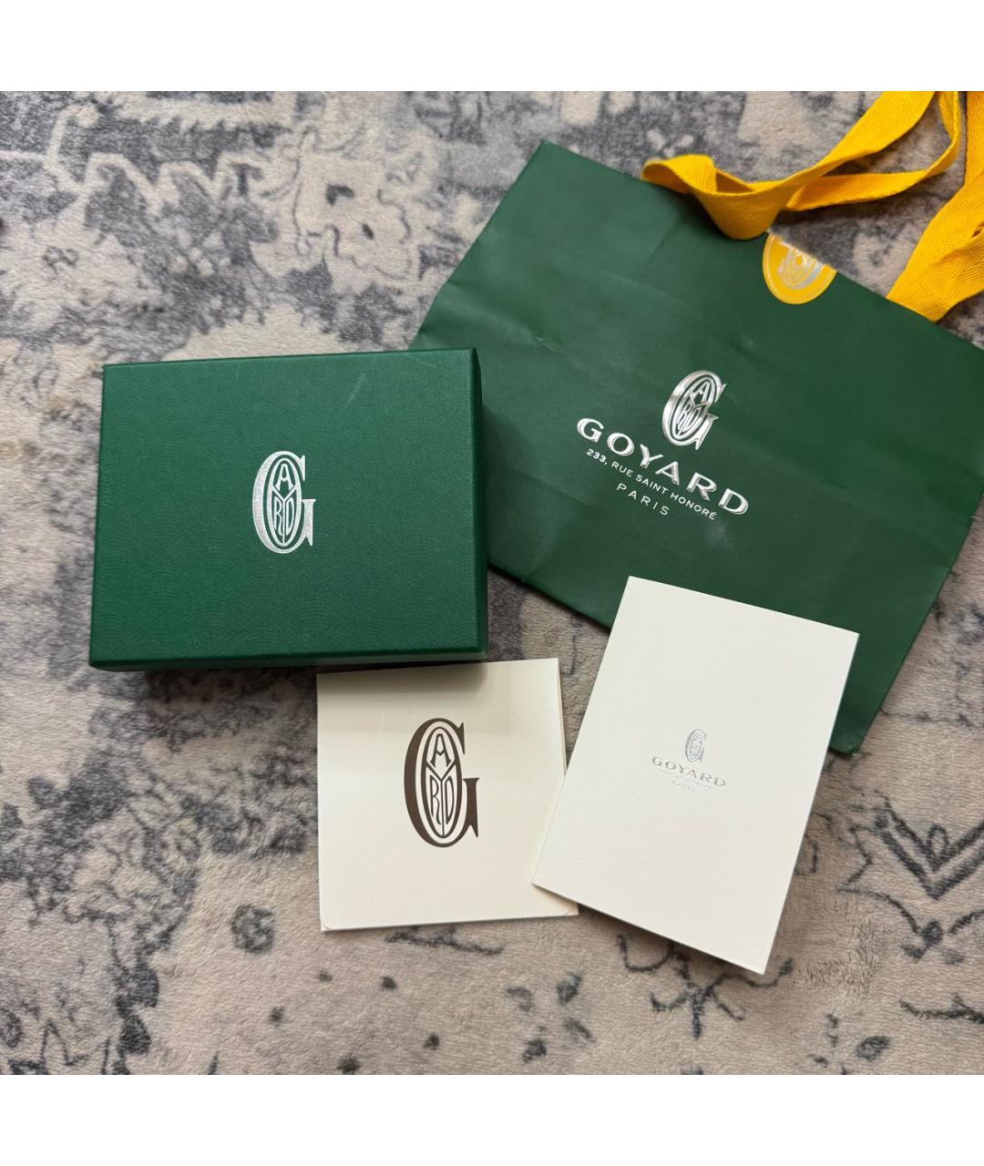 GOYARD Белый кардхолдер, фото 7