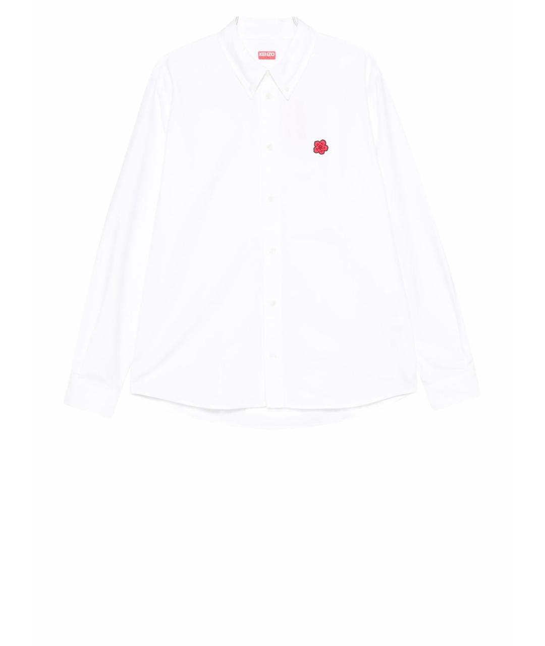 KENZO Белая хлопковая кэжуал рубашка, фото 6