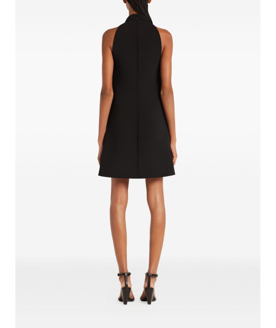 COURREGES Черное полиэстеровое повседневное платье, фото 3