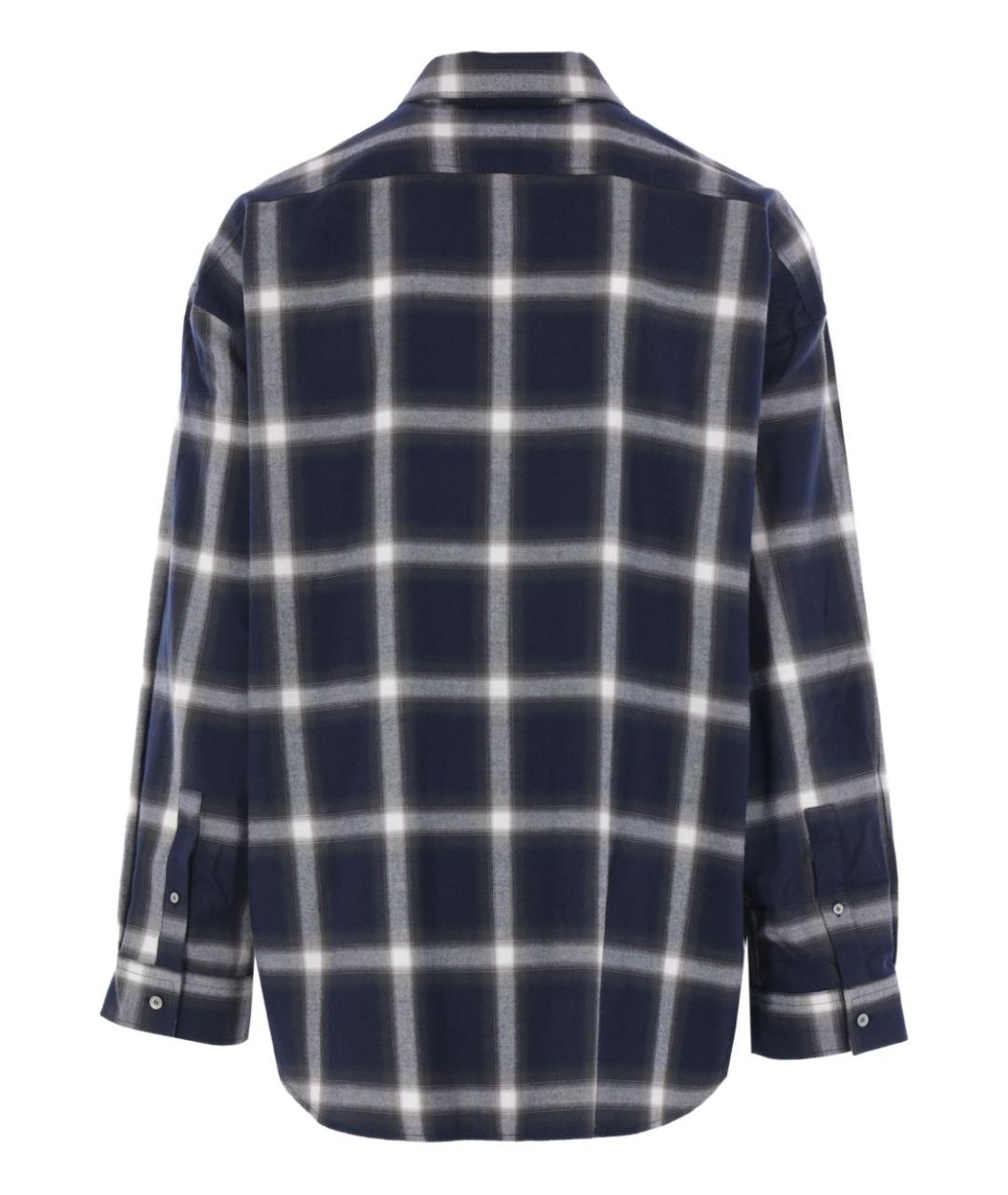 ACNE STUDIOS Синяя хлопковая кэжуал рубашка, фото 2