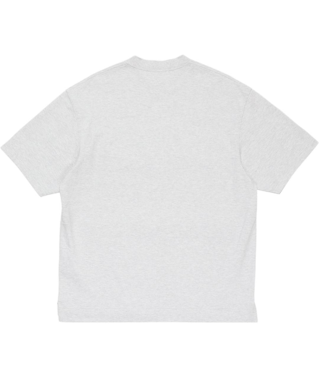 ACNE STUDIOS Серая хлопковая футболка, фото 2
