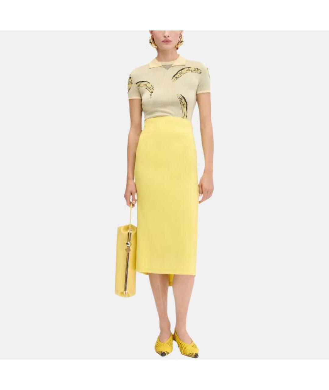 JACQUEMUS Желтая рубашка, фото 3