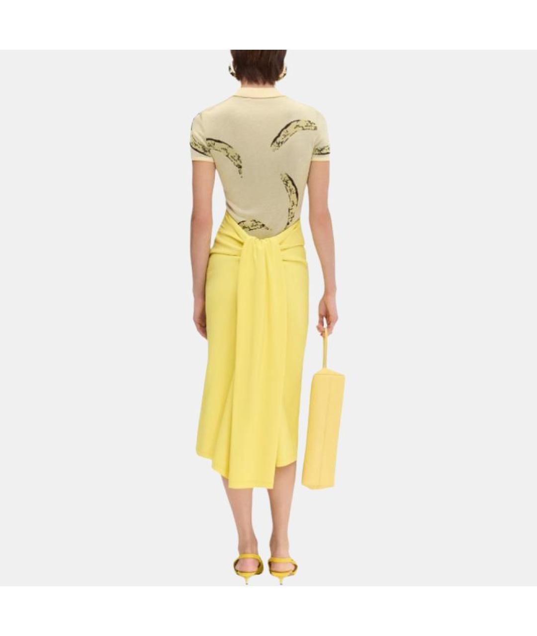 JACQUEMUS Желтая рубашка, фото 4