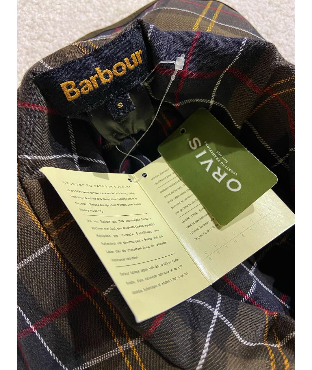 BARBOUR Хаки хлопковая панама, фото 4