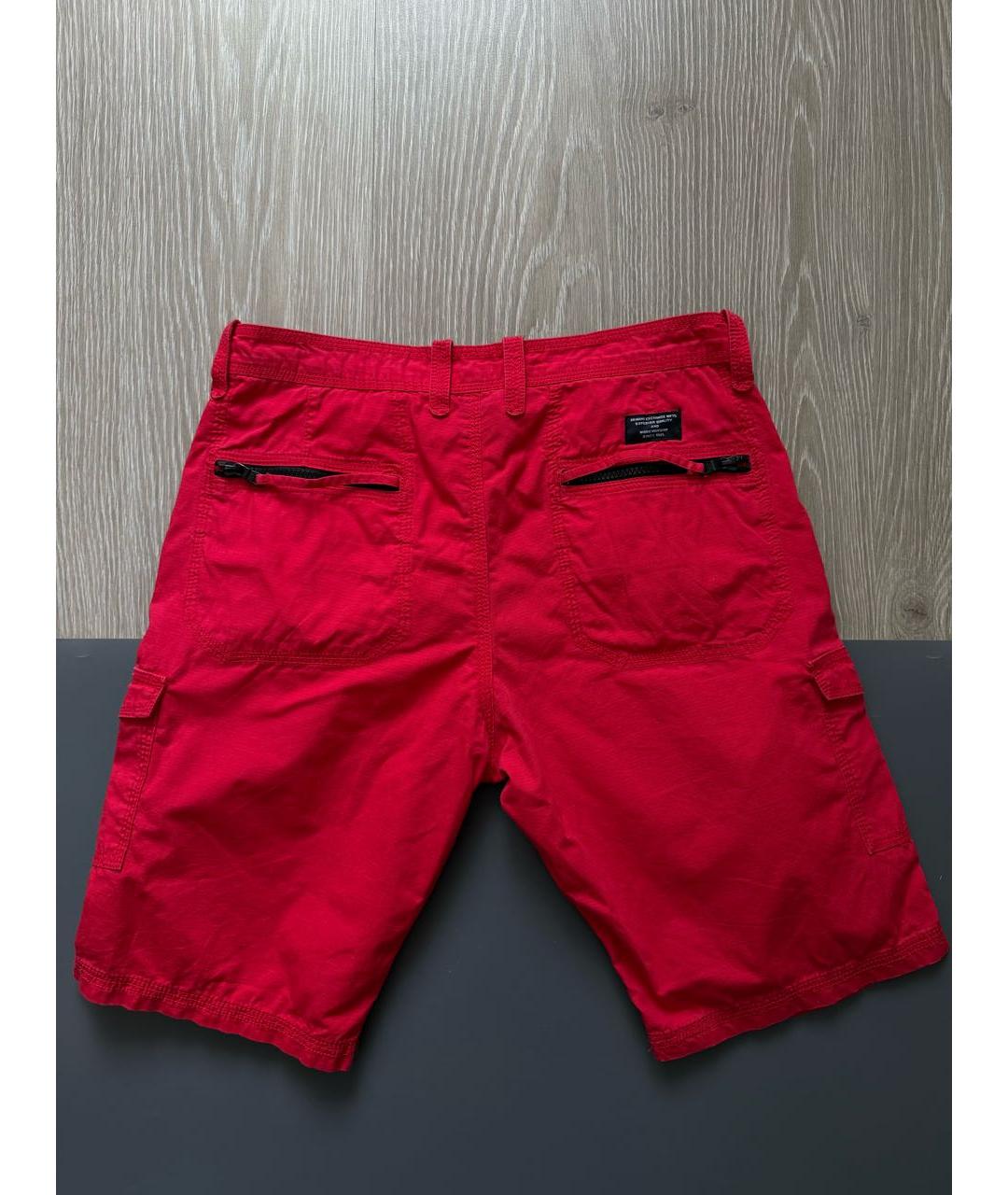 ARMANI EXCHANGE Красные хлопковые шорты, фото 5