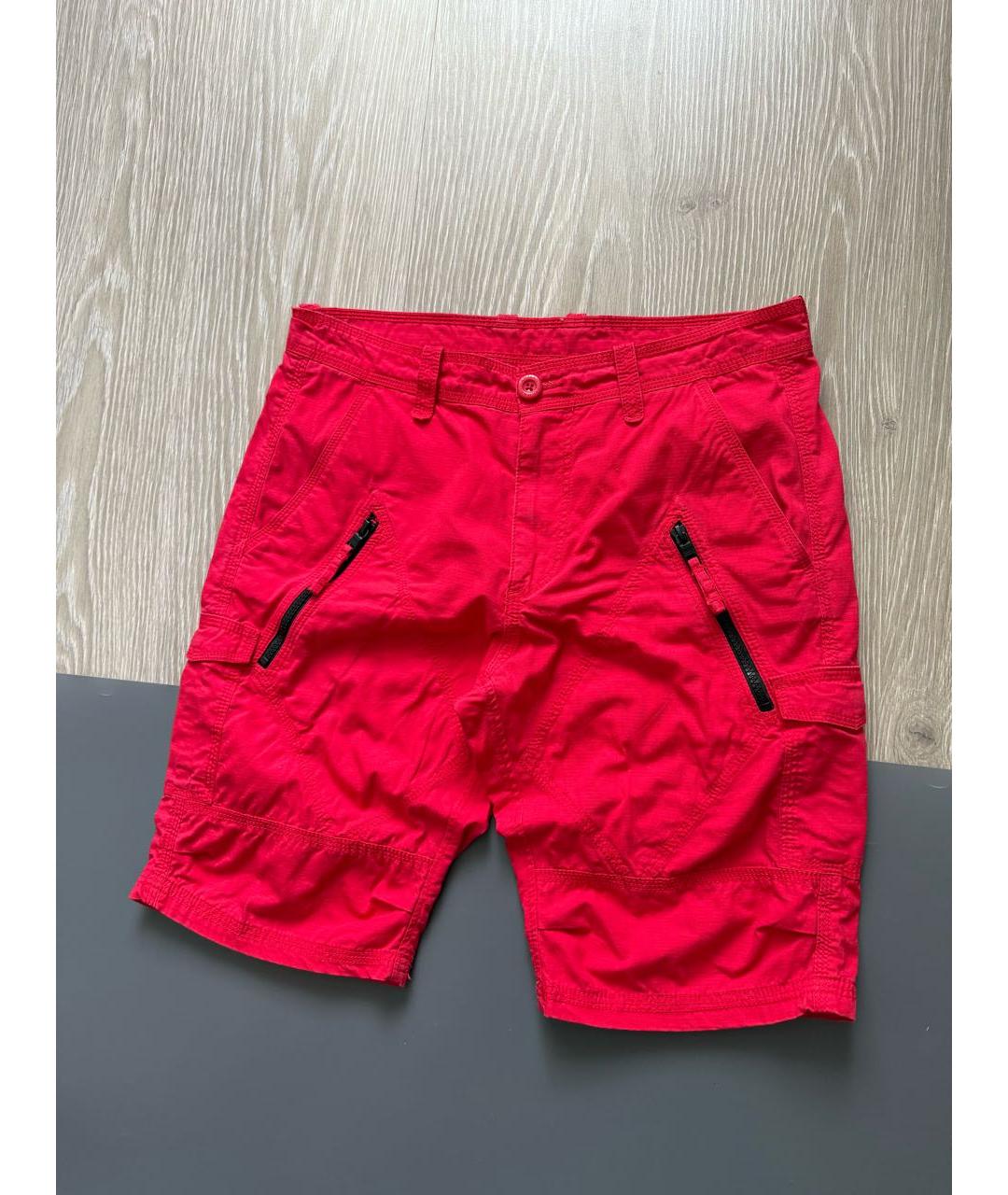 ARMANI EXCHANGE Красные хлопковые шорты, фото 2