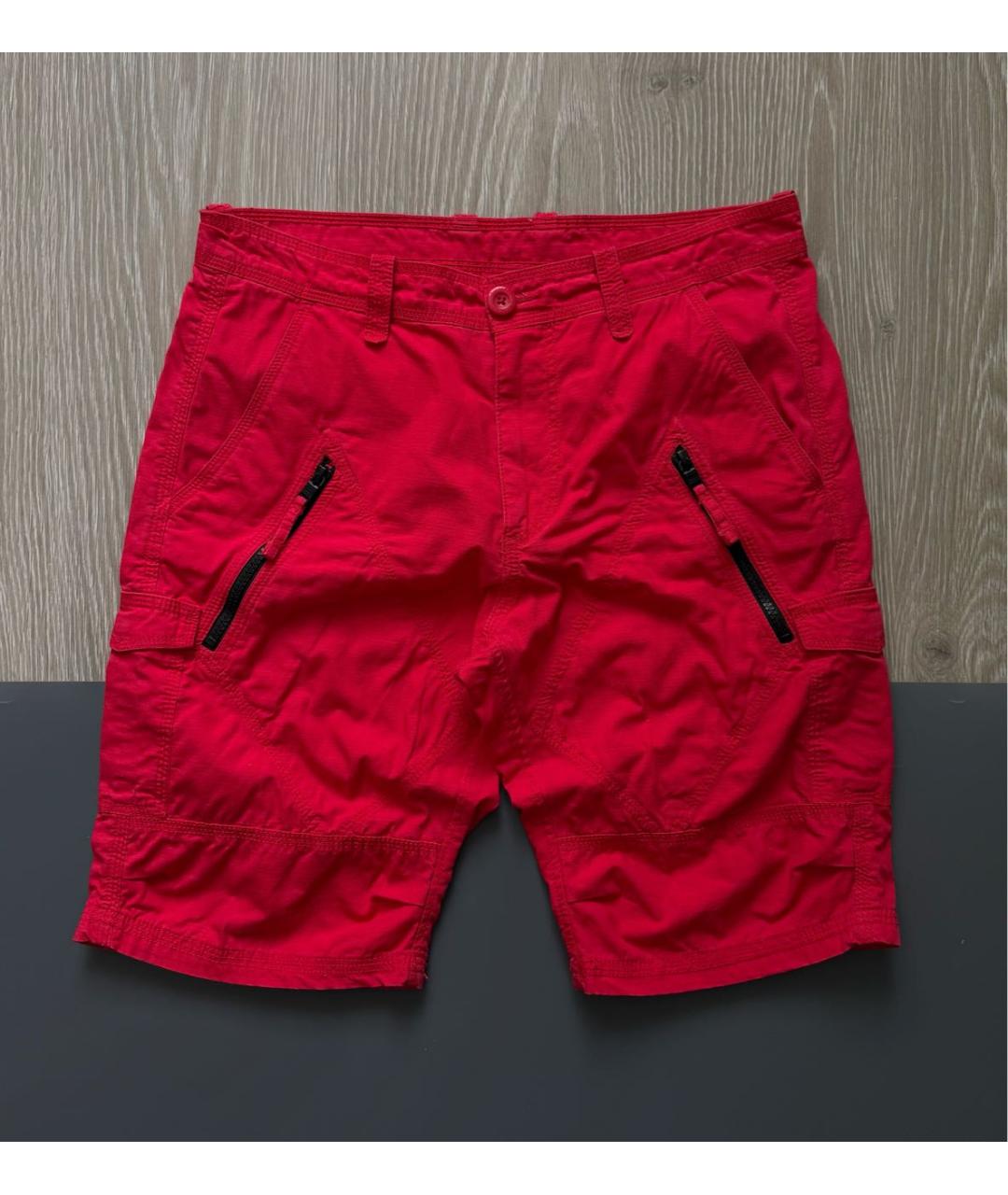 ARMANI EXCHANGE Красные хлопковые шорты, фото 7