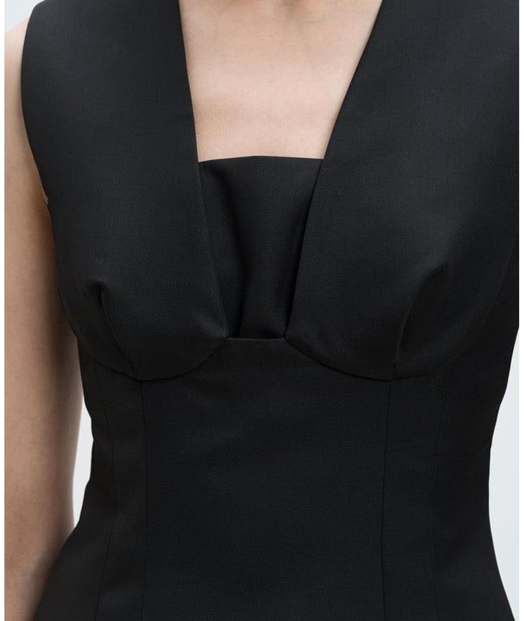 SPORTMAX Черная блузы, фото 4