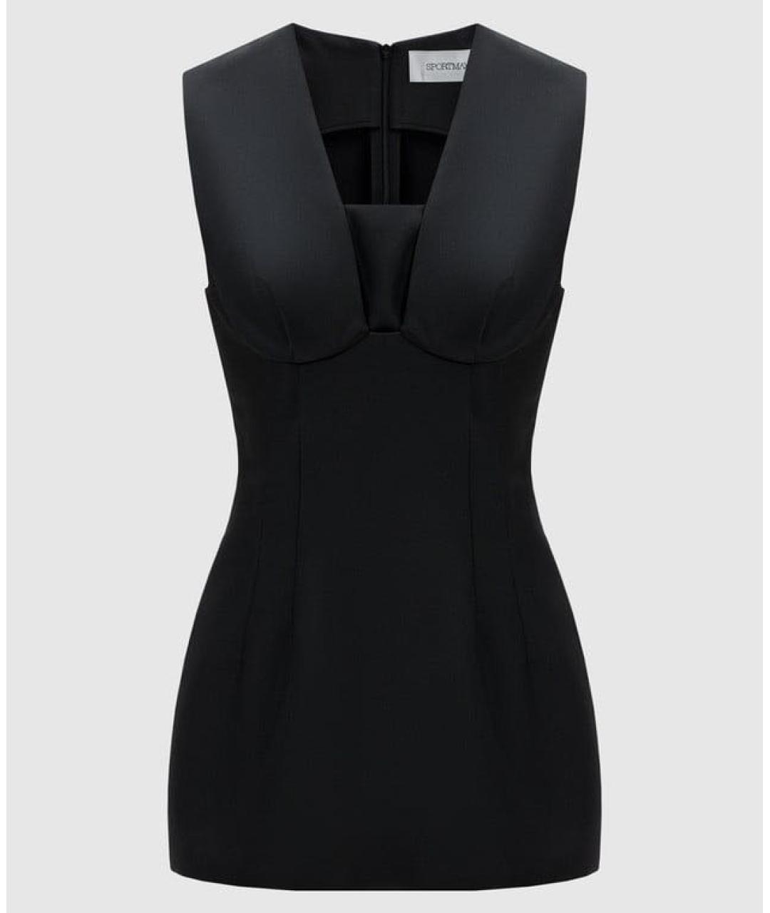 SPORTMAX Черная блузы, фото 5