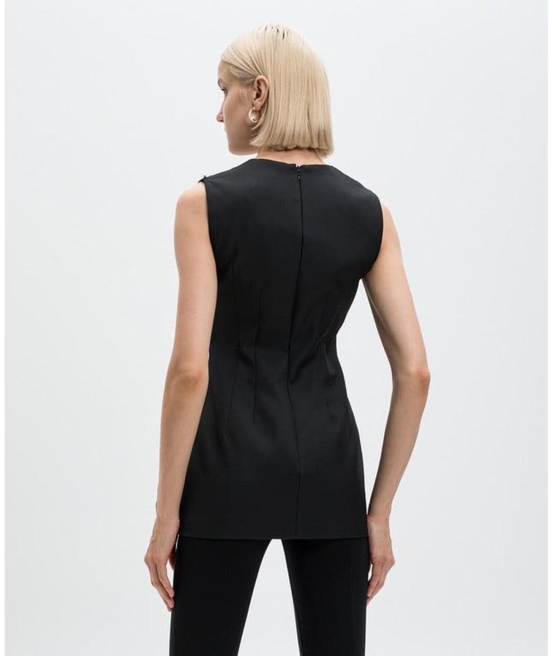 SPORTMAX Черная блузы, фото 3
