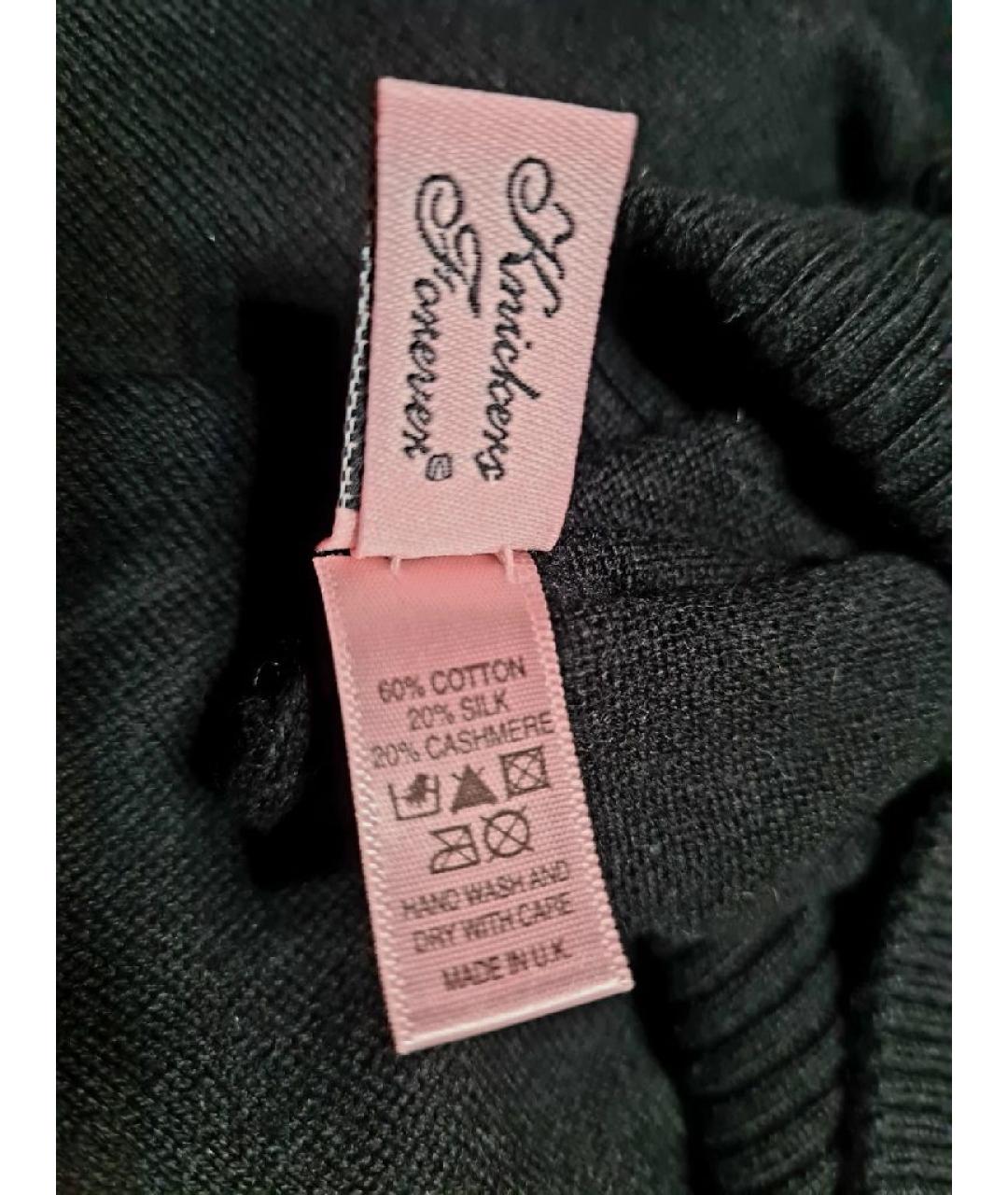 AGENT PROVOCATEUR Черная кашемировая футболка, фото 5