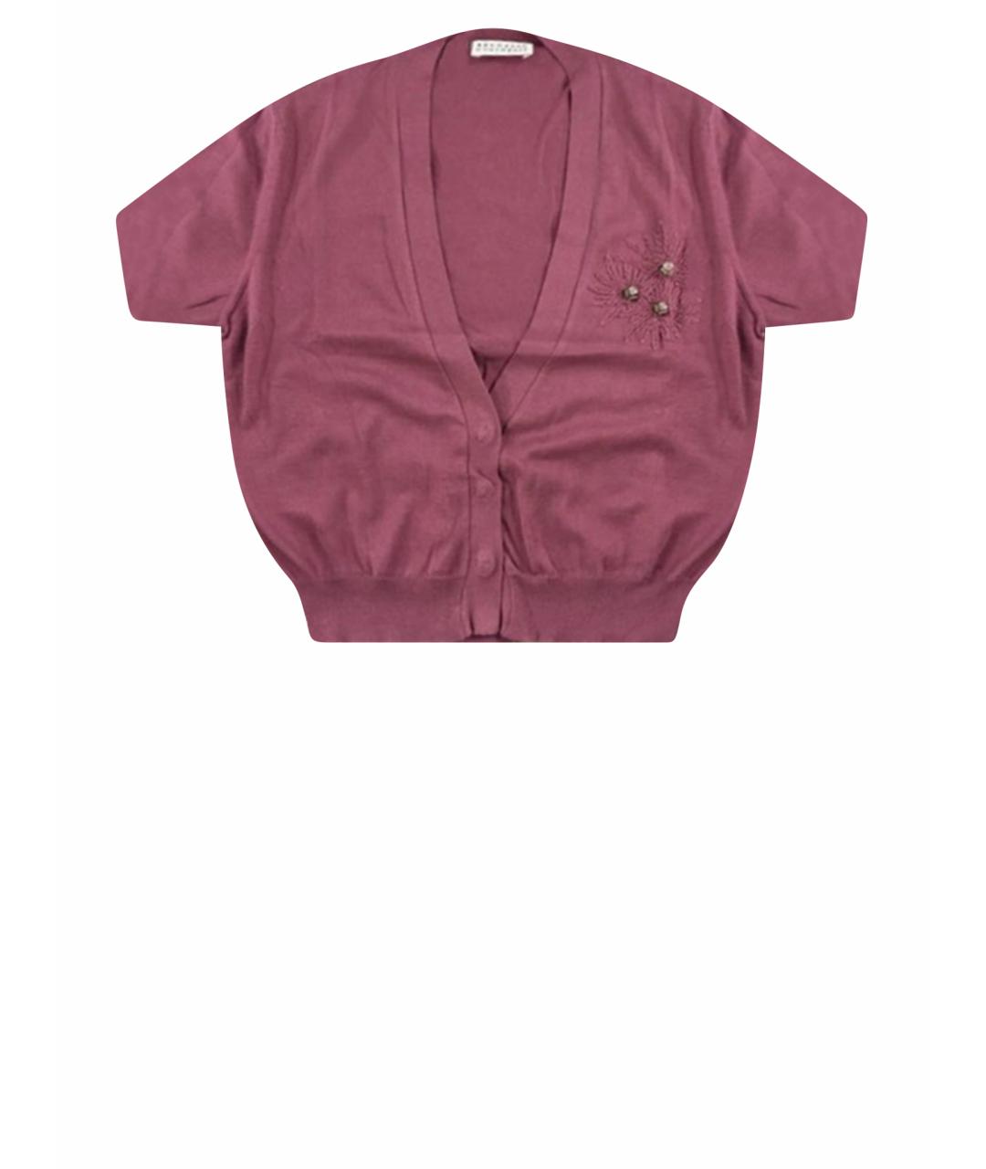 BRUNELLO CUCINELLI Розовый кашемировый кардиган, фото 1
