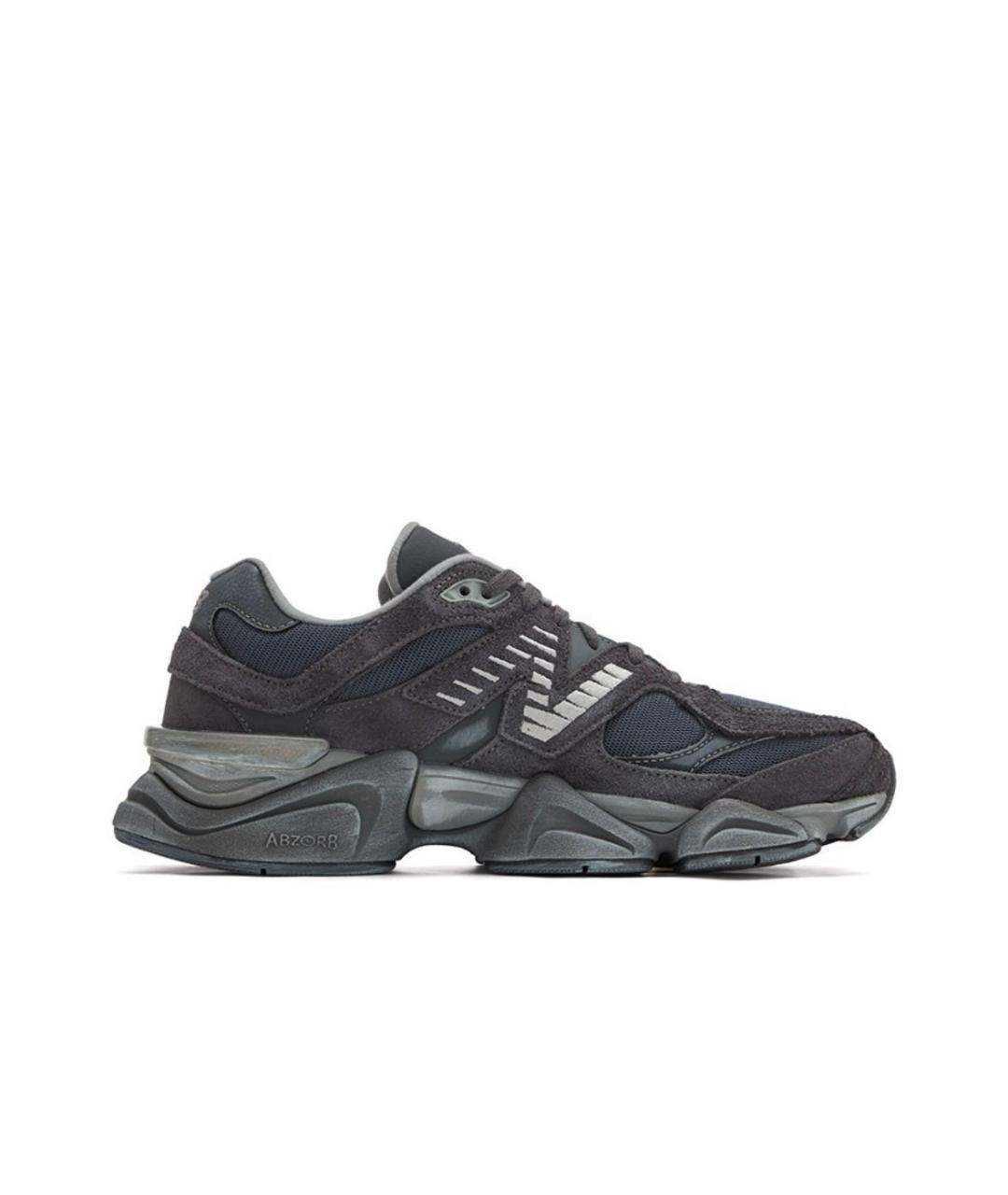 NEW BALANCE Антрацитовые замшевые кроссовки, фото 1