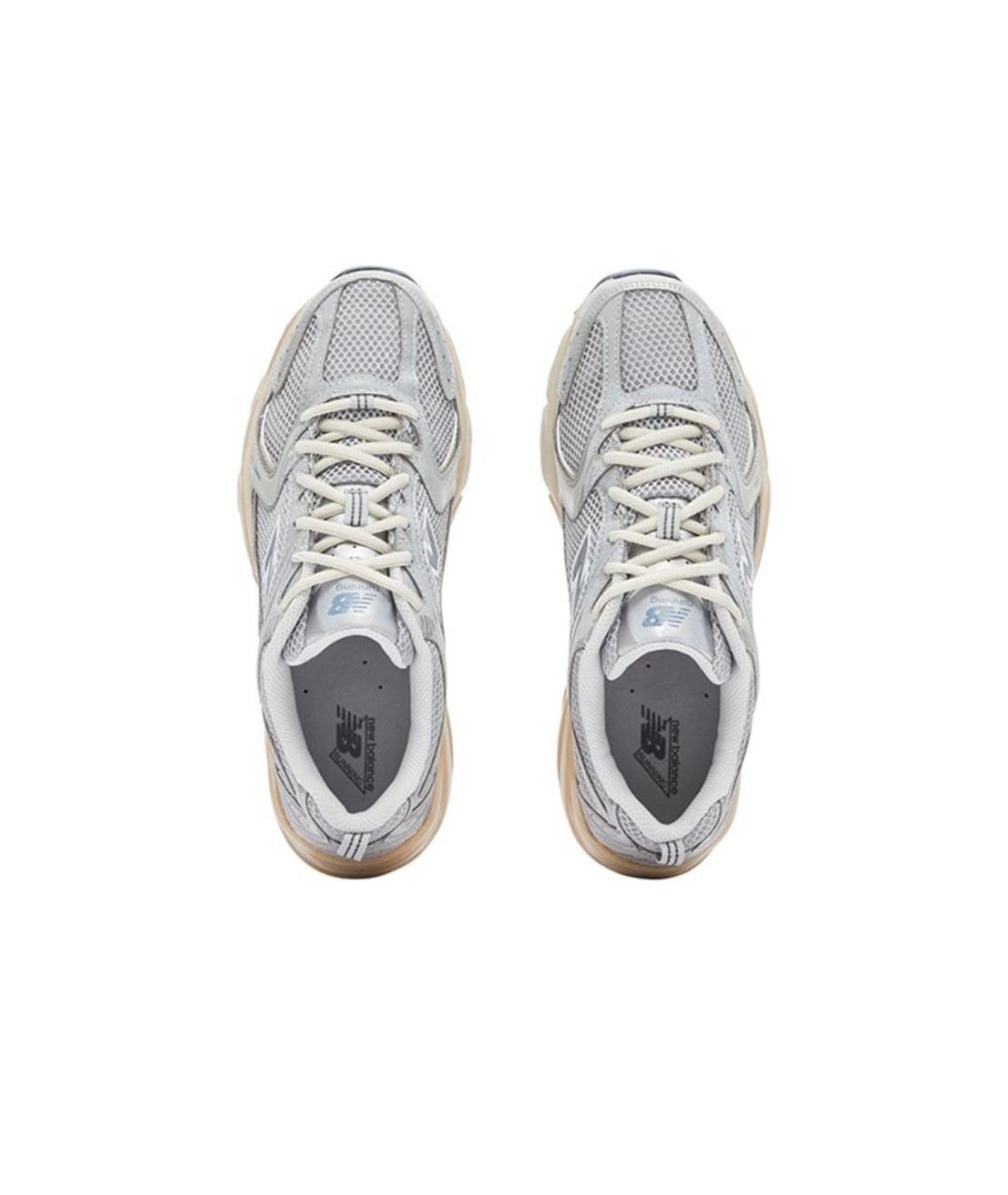 NEW BALANCE Серые текстильные кроссовки, фото 5