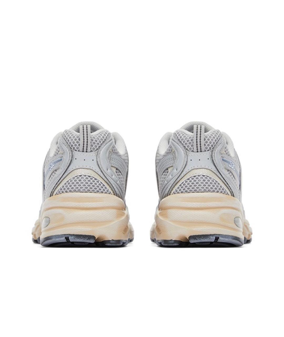 NEW BALANCE Серые текстильные кроссовки, фото 6