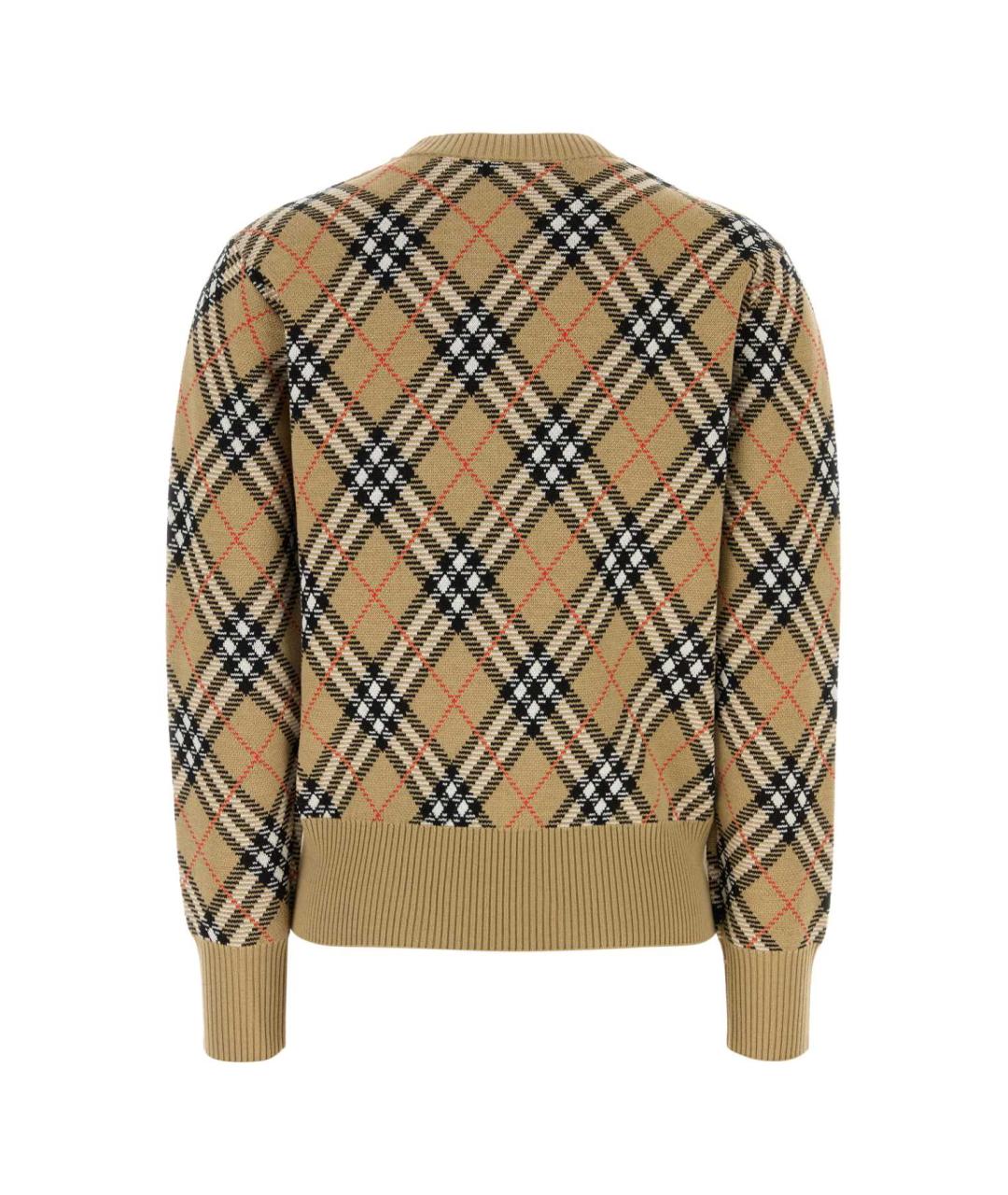 BURBERRY Бежевый полиэстеровый джемпер / свитер, фото 2