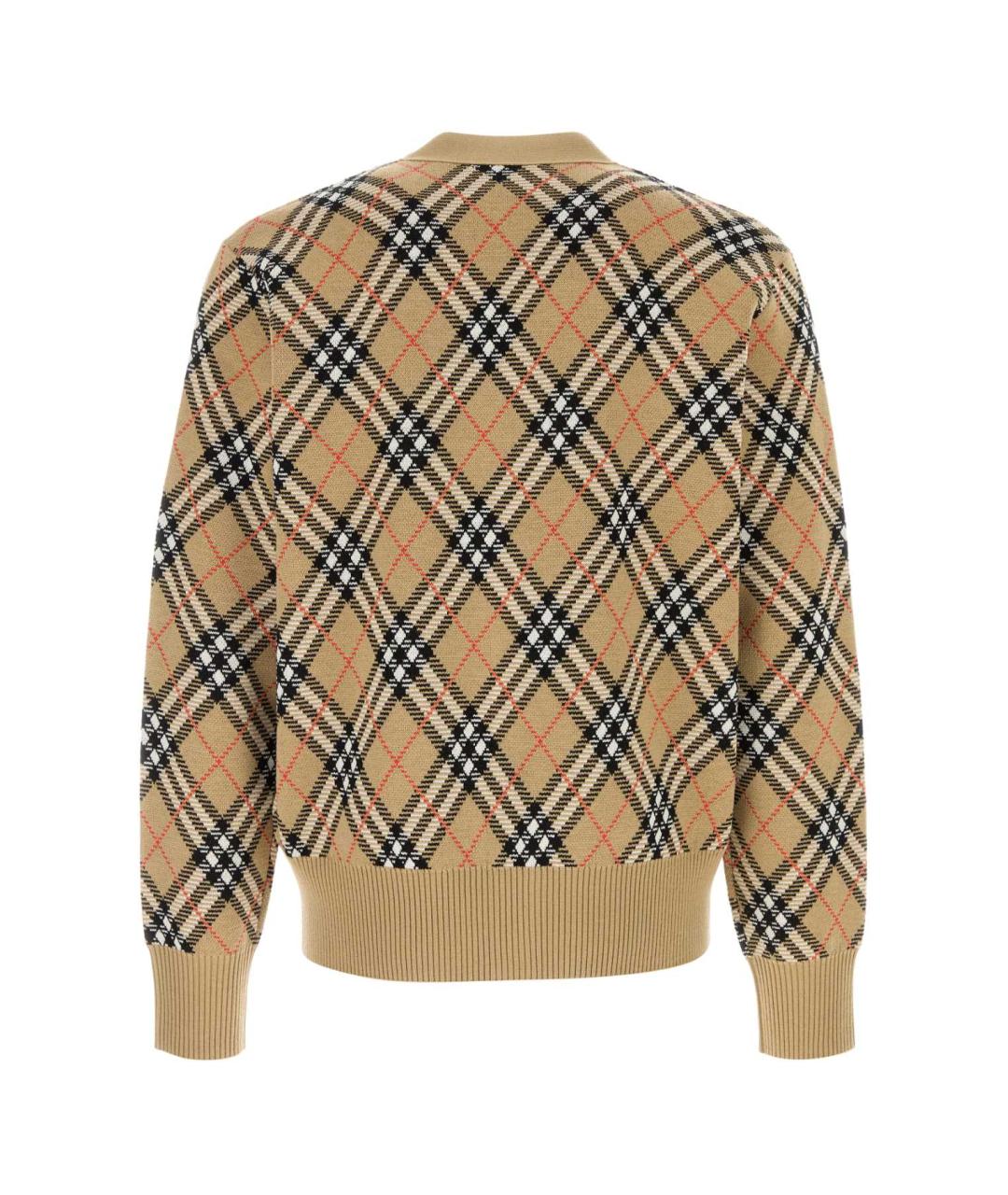 BURBERRY Бежевый кашемировый кардиган, фото 2
