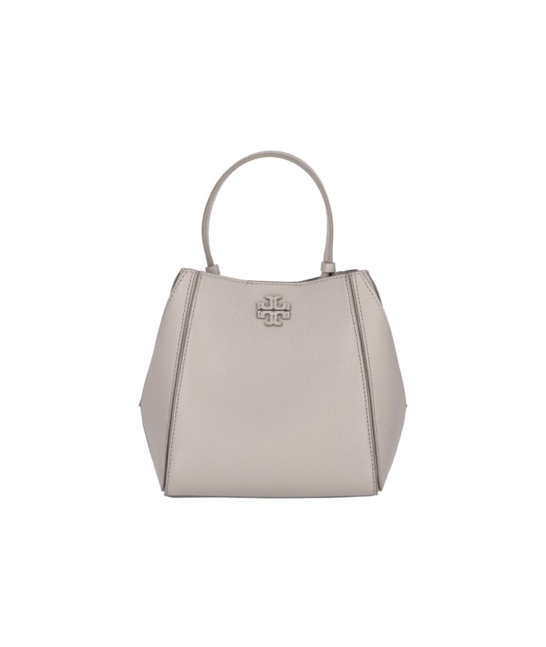TORY BURCH Бежевая кожаная сумка тоут, фото 1