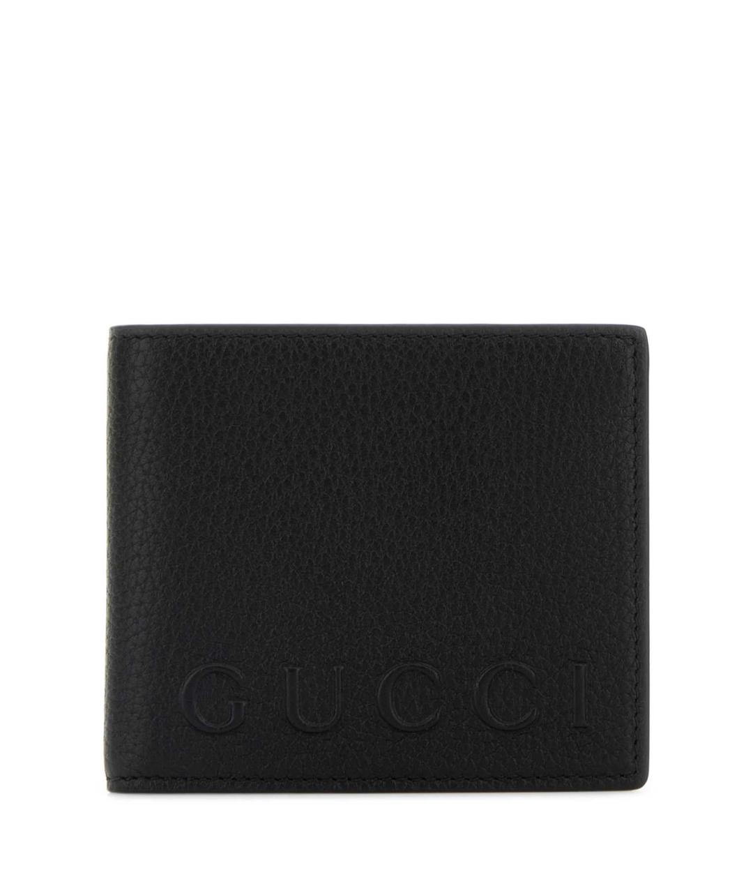 GUCCI Черный кожаный кошелек, фото 1