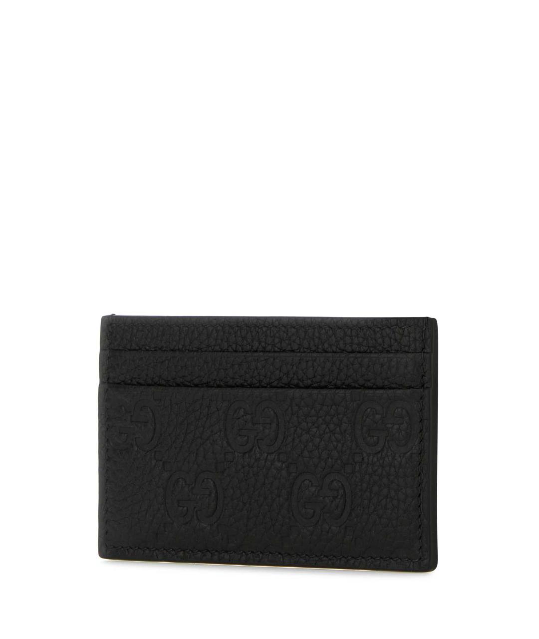 GUCCI Черный кожаный кардхолдер, фото 2