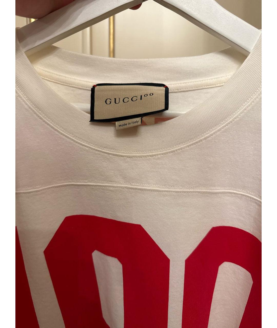 GUCCI Хлопковая футболка, фото 3