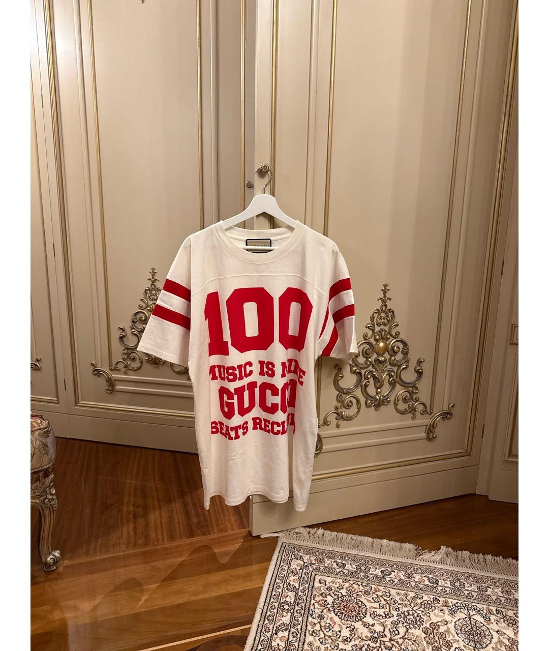 GUCCI Хлопковая футболка, фото 6