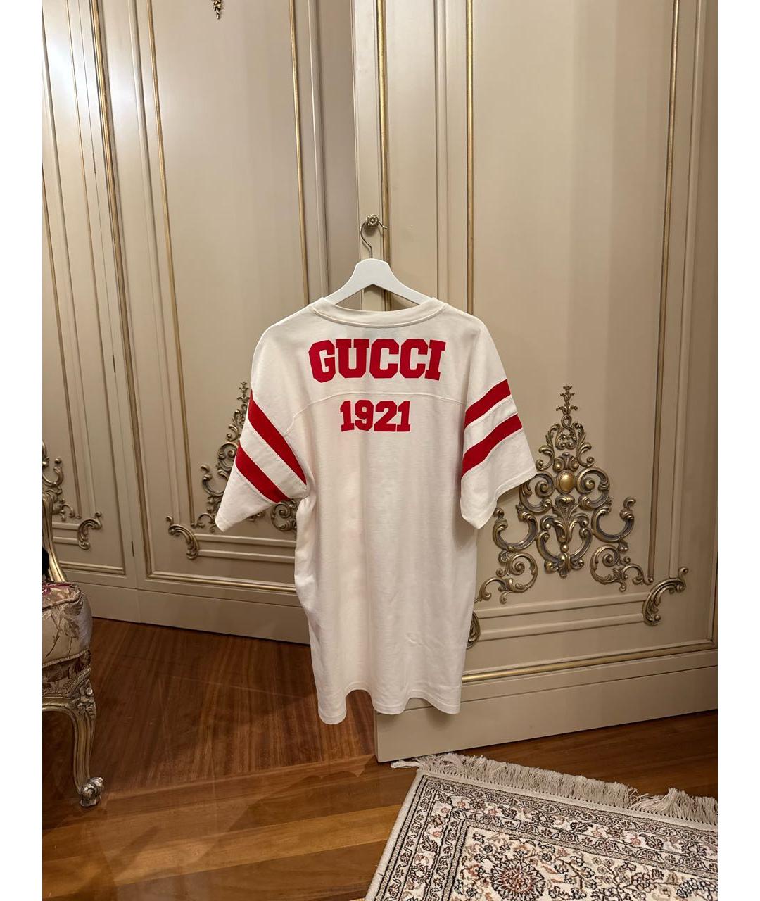 GUCCI Хлопковая футболка, фото 2
