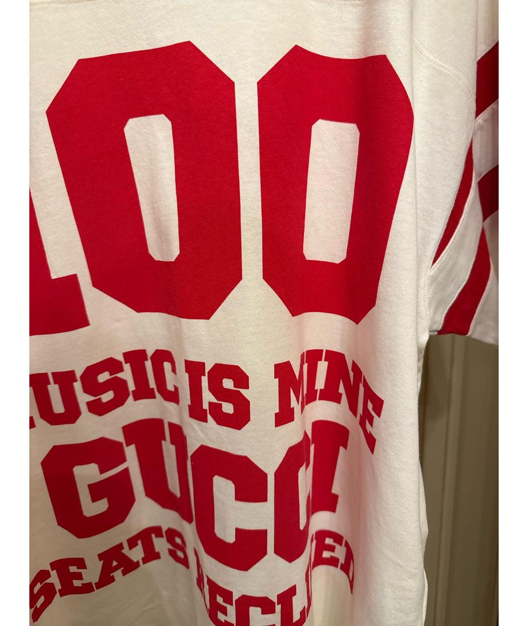 GUCCI Хлопковая футболка, фото 4