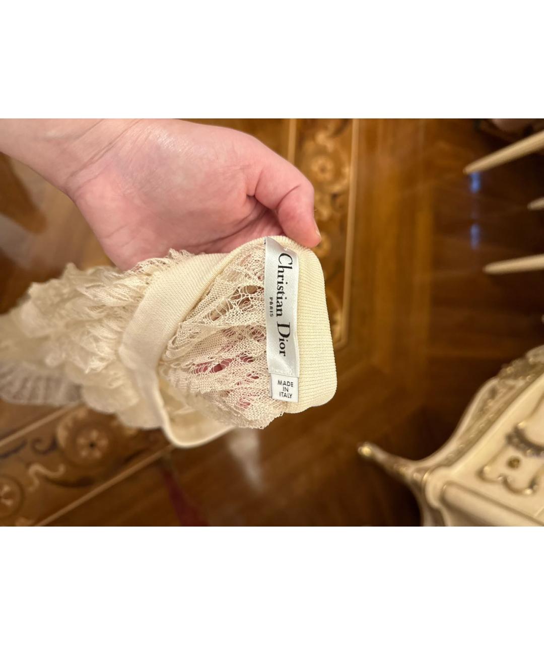 CHRISTIAN DIOR Шелковая юбка миди, фото 3