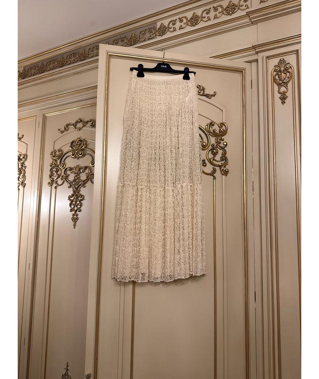CHRISTIAN DIOR Шелковая юбка миди, фото 7