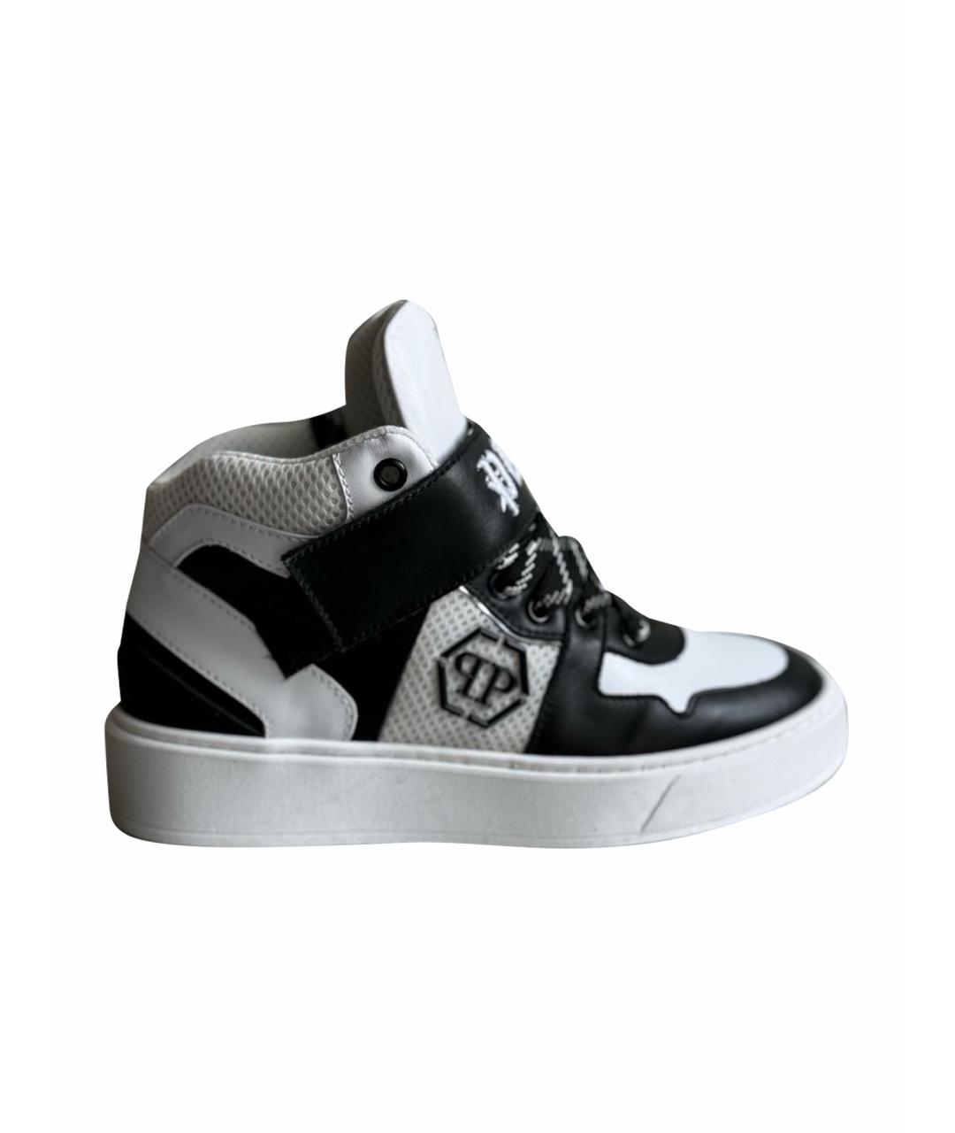 PHILIPP PLEIN Мульти кожаные кроссовки, фото 1