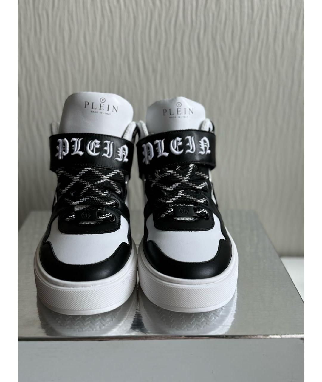 PHILIPP PLEIN Мульти кожаные кроссовки, фото 4